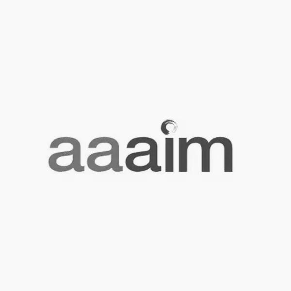 aaaim black and white logo