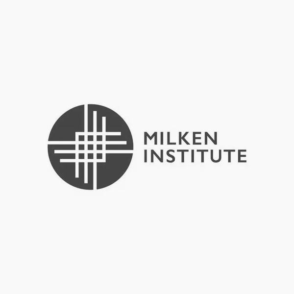 Milken Institute black and white