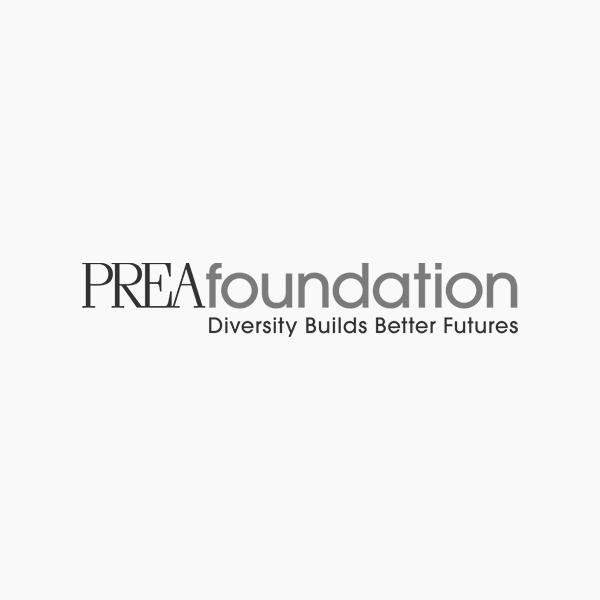 PREA foundation black and white logo