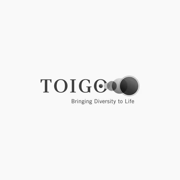 Toigo black and white logo